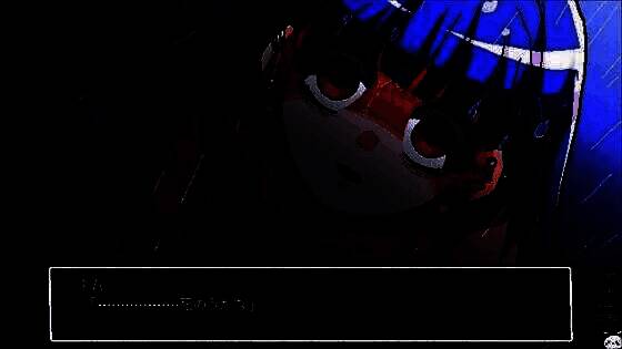 主角在镜中看到另一个自己，双重视角交错，暗示人格分裂与自我认知的探索