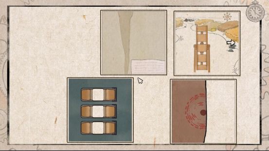 游戏主菜单界面展示，背景为流动的水波与模糊的旧日影像，整体设计极富艺术感