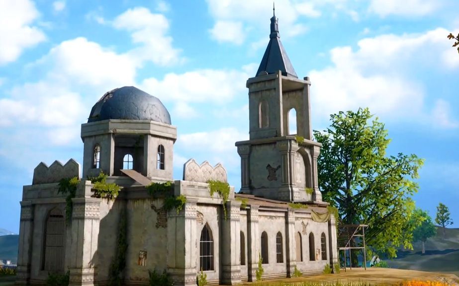 两名玩家使用合作攀爬功能翻越高墙，动作流畅自然