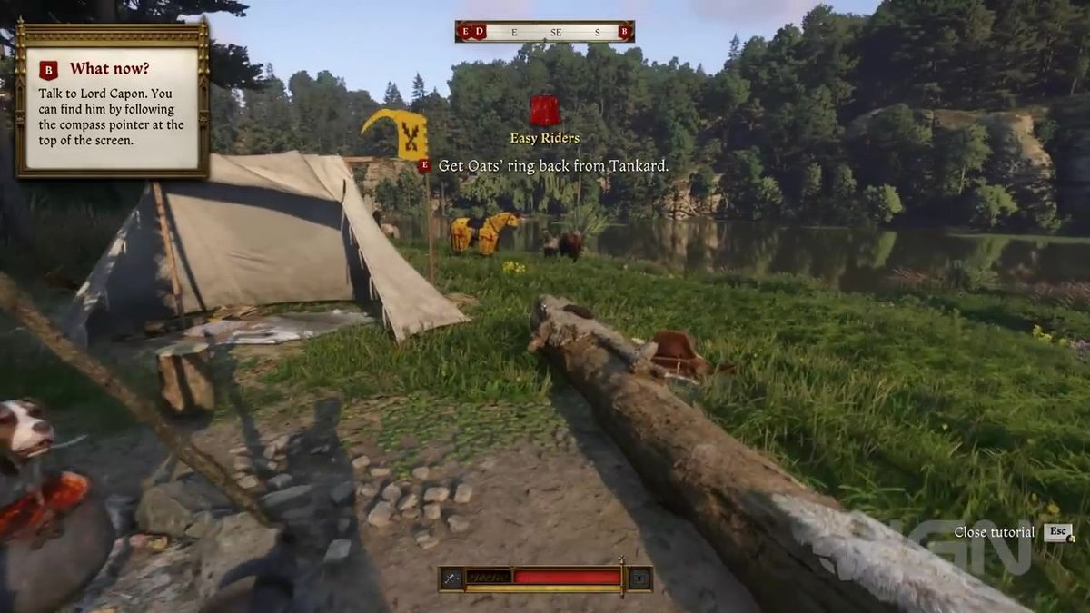 游戏UI界面展示，包含任务日志、地图与装备系统