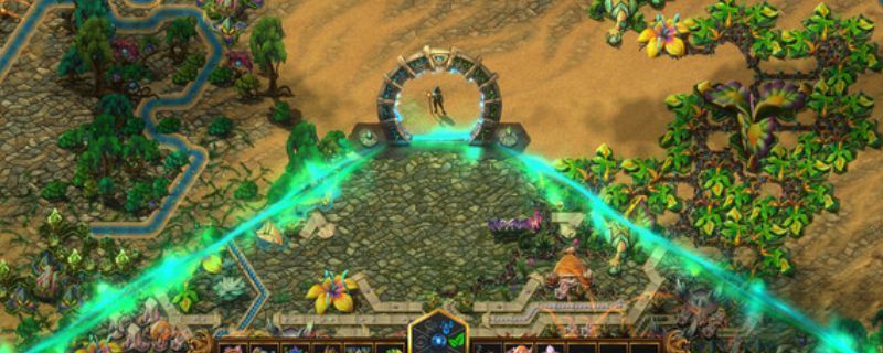 《默特术士》游戏主视觉图，展示奇幻风格场景与角色设定