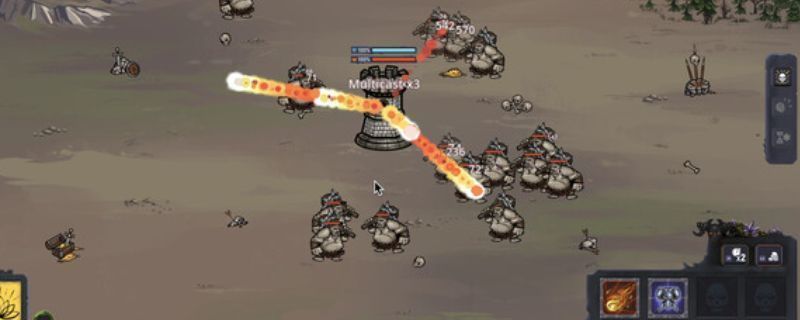 《Zombie Tower Survivor》游戏主界面展示，俯视角下玩家操控角色在废墟城市中布置防御塔对抗僵尸群