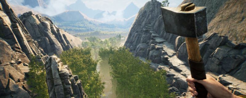 《华夏山河》游戏主视觉图，展现山水环绕的古代城池，飞檐翘角的建筑群与蜿蜒河流交相辉映