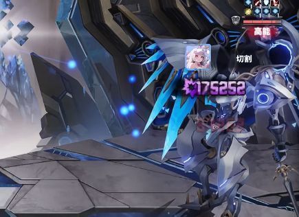 战斗场景截图，芭贝拉红在队伍后排释放大招，队友身上有攻击力增益特效