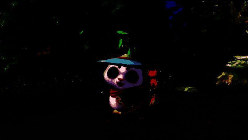 签到奖励预览图，展示双人躺椅家具在庭院中的摆放效果