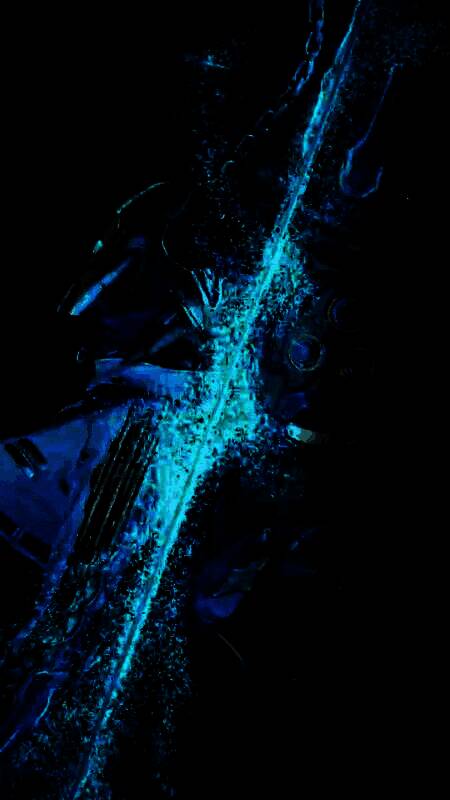 终极沙恩侧身战斗姿态，手持能量武器，动作流畅，光影效果逼真