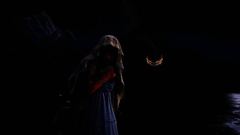 暖暖与NPC进行搭配对决，屏幕左侧展示多套精美服装选项，右侧为评分界面，气氛紧张而华丽