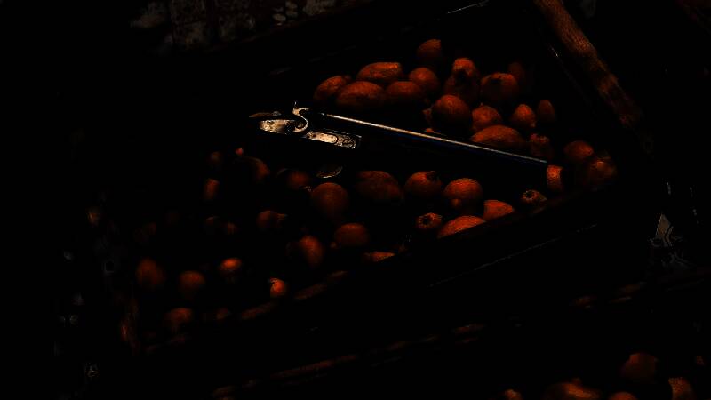 主角特写画面，男子面容坚毅，身穿粗布外套，眼神中透露出愤怒与决绝，背景为昏暗的室内环境