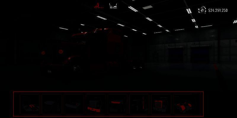 车辆部件已全部调整为白色，界面清晰显示当前配置状态