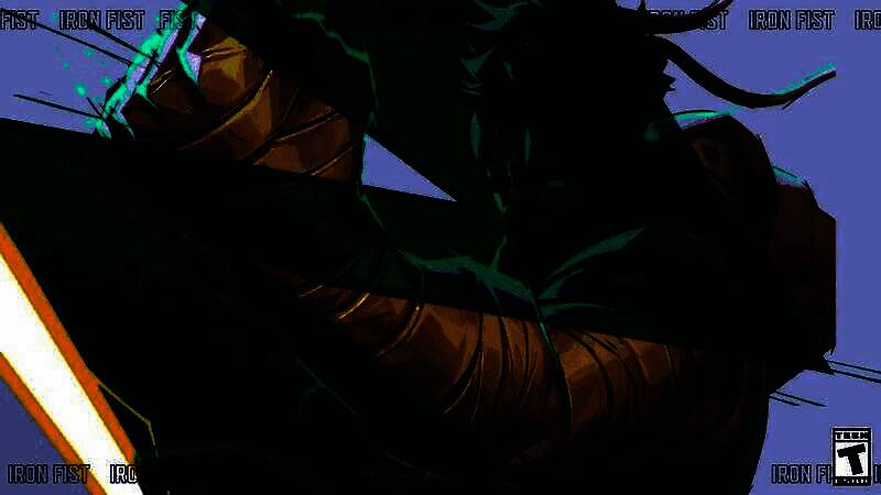 林烈施展连击技能，拳风带起气浪，对手被击飞