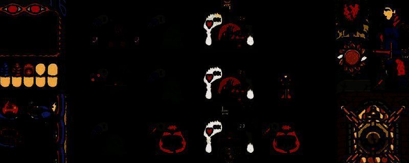 《盐面团》游戏画面截图，展示卡通风格的地牢场景，角色手持武器站在发光的宝箱前，周围有魔法符文飘动