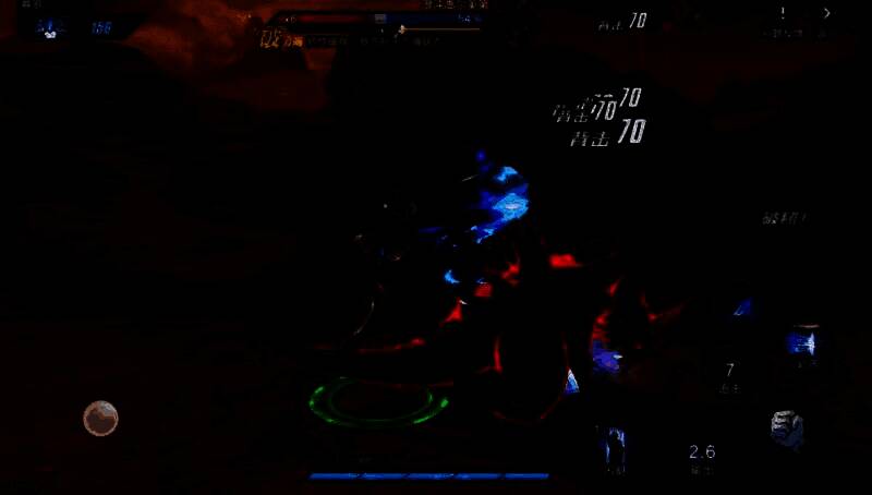 多人联机战斗画面：两名奥特曼协同破除巨型怪兽韧性护甲