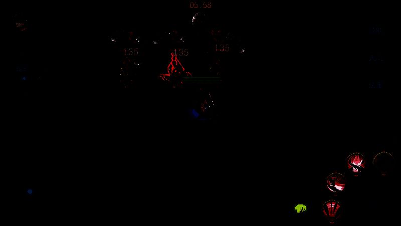 羽弥释放‘血色虹吸’，三条血色锁链连接三名敌人，敌人动作迟缓