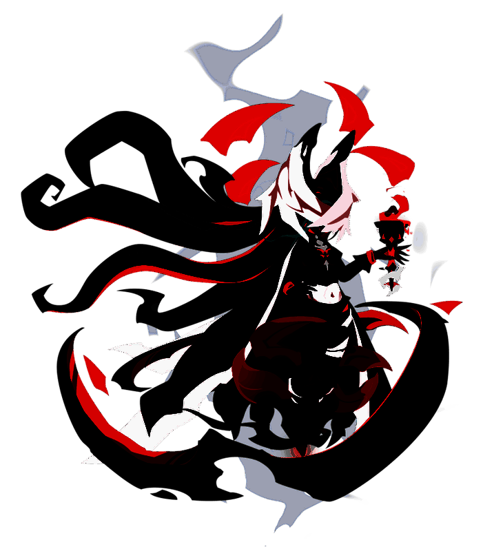 剧情插画：绯焉跪坐于血色大地，双手抱头，双翼紧裹，表情痛苦，周围漂浮着破碎的记忆碎片