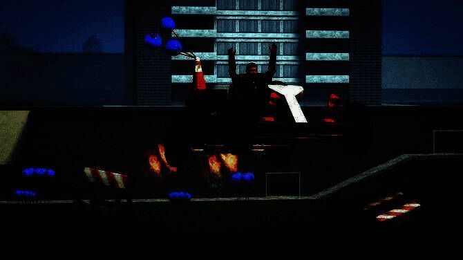 《盖瑞模组》玩家在游戏中搭建的复杂机械装置与创意场景，展现高度自由的建造系统