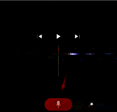 用户正在长按录音按钮，准备开始配音