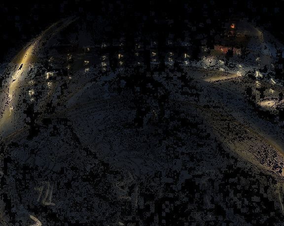 游戏世界全景动态展示，山水画卷徐徐展开，NPC与玩家穿梭其间