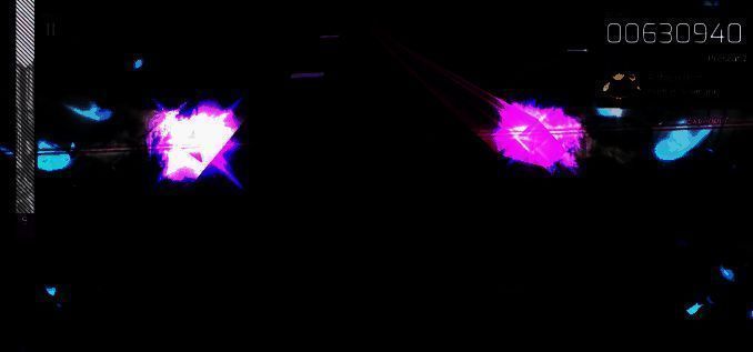 Arcaea成绩结算界面，显示高分评价与PURE判定占比统计