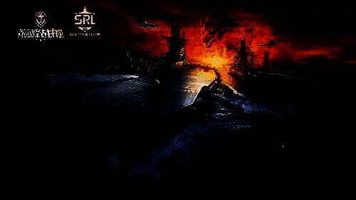 八支晋级战队的LOGO整齐排列，背景为波涛汹涌的海战场面，象征着即将到来的激烈竞争