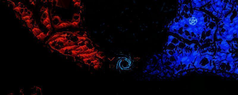 《血盟守卫军 II》游戏实机画面，展示昏暗风格的城堡走廊，角色手持武器警戒前行，氛围紧张