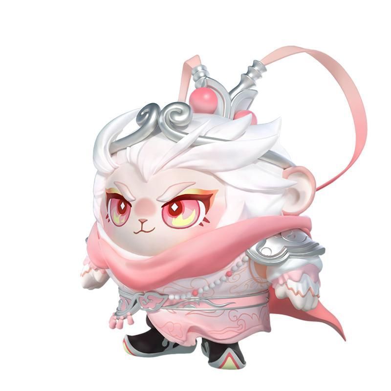 齐天大圣手持金箍棒摆出战斗姿势，背景雷云滚滚