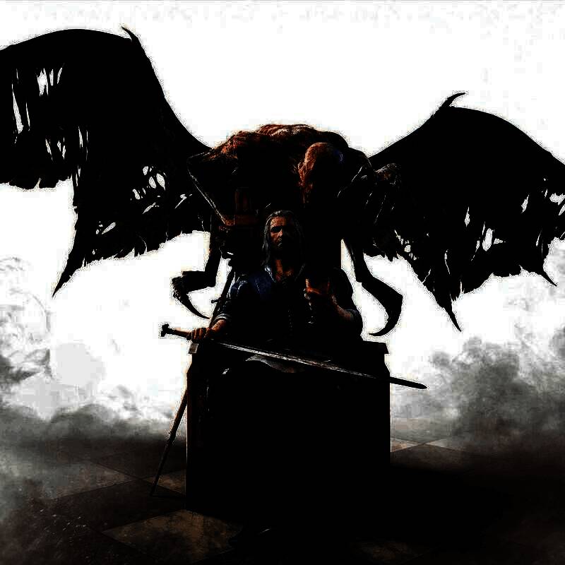 CDPR联席CEO Michał Nowakowski接受采访画面，背景为《巫师》系列游戏场景与LOGO，体现工作室对新作的雄心