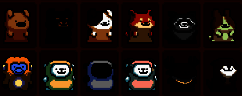 《线条小狗：动物温泉》游戏界面展示，左侧为动物图鉴列表，右侧为温泉场景中多种小动物正在泡温泉的温馨画面