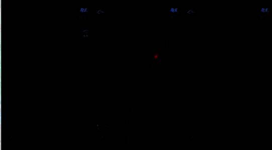 花轿内部视角，玩家正在操作拼图界面，屏幕上显示倒置的囍字结构，周围光影昏黄