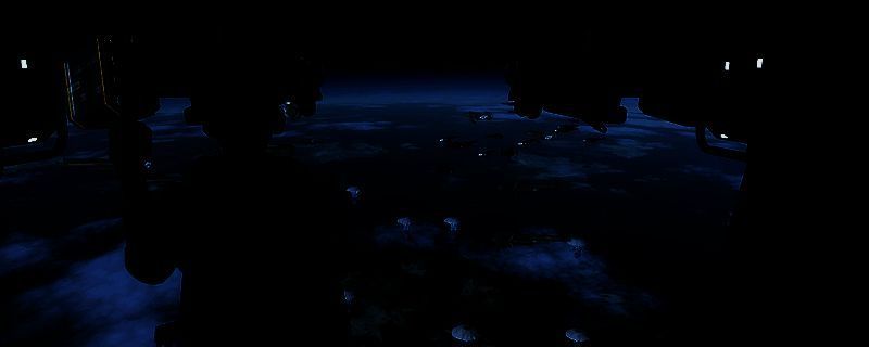 《绝地潜兵2》角色使用医疗针筒进行自我治疗，背景为战火纷飞的战场，远处有爆炸火光和敌方单位逼近