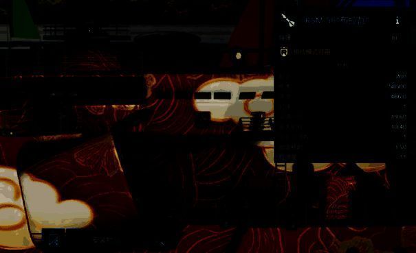 刻赤巡洋舰在夜战环境下发射导弹，火光映照海面，空中有防空导弹轨迹交织