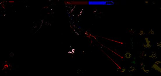 蛇头释放毒球技能瞬间，毒球飞行轨迹清晰，地面即将形成绿色毒潭区域