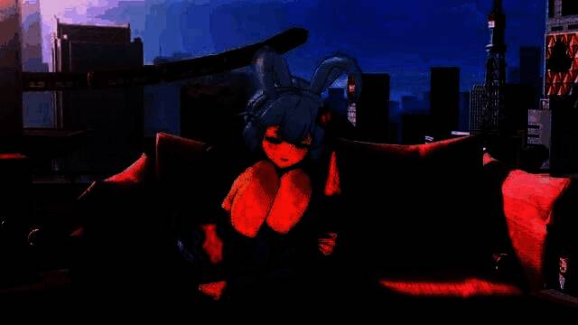 女性角色特写，身穿机能风外套，眼神坚定，面部有发光纹路