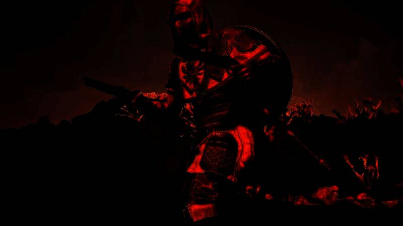 玩家角色站在悬崖边缘准备跳跃的镜头，背景是夕阳下的古老神庙群，氛围神秘而壮丽