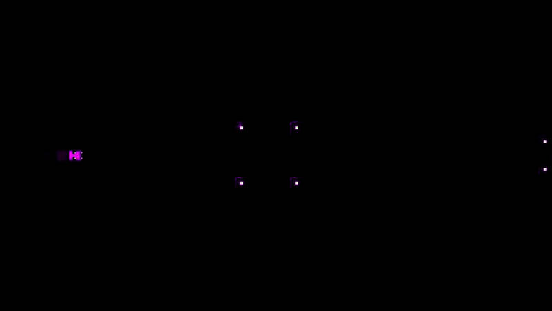 游戏中蛇吃下光方块后，周围环境瞬间被光芒照亮，地图结构清晰可见