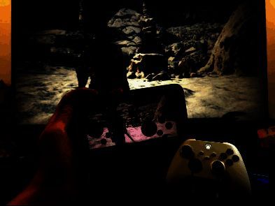 GameViewer远程软件界面展示，左侧为设备列表，右侧显示连接状态和画质设置选项