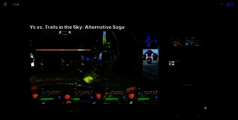 游戏战斗场景截图，展示两名主角激烈交锋，技能特效绚丽