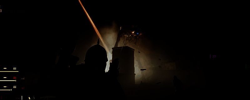 《绝地潜兵2》中终结族虫群在战场上成群结队涌来的震撼画面，橙色哨兵虫警戒站立，绿色毒液虫正喷射绿色酸液