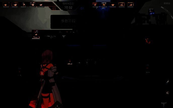 88区地图实景截图，显示大型集装箱堆叠区域与高层观察点，两名角色正在进行远程对枪