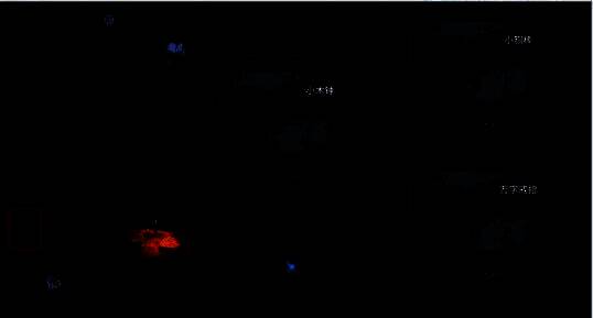 木偶戏舞台下方掉落小木锤、小铜棒和戒指，物品闪烁微光，提示可拾取