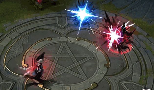 零真释放惊喜怪谈，狼头魂火飞出并瞬间位移，成功躲避敌方大招，随后展开反击