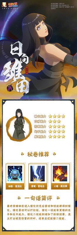 最终章雏田角色立绘，身穿白色忍者服，眼神坚定，背景为木叶村黄昏景象