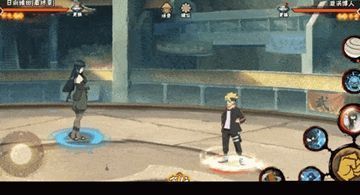 爆发连招实战画面，雏田完成一套高伤连击