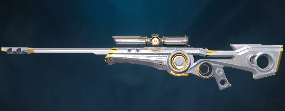 冥驹在地图中由玩家持枪奔跑的动态画面，背景为深海明珠地图桥区