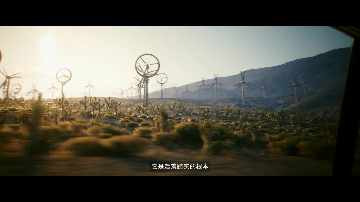 V使用电磁枪射击敌人，战斗特效炫目，环境破坏明显