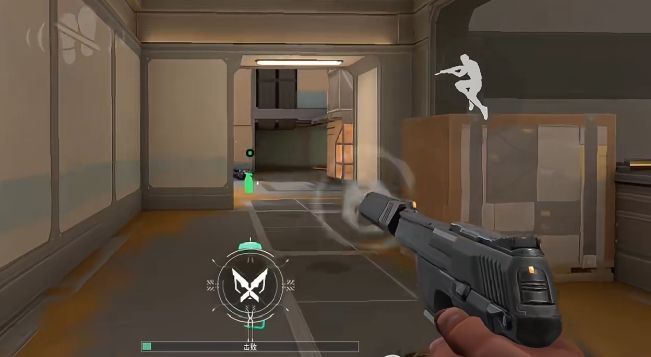 鬼魅射击弹道测试图，显示连续射击时弹着点高度集中，散布极小