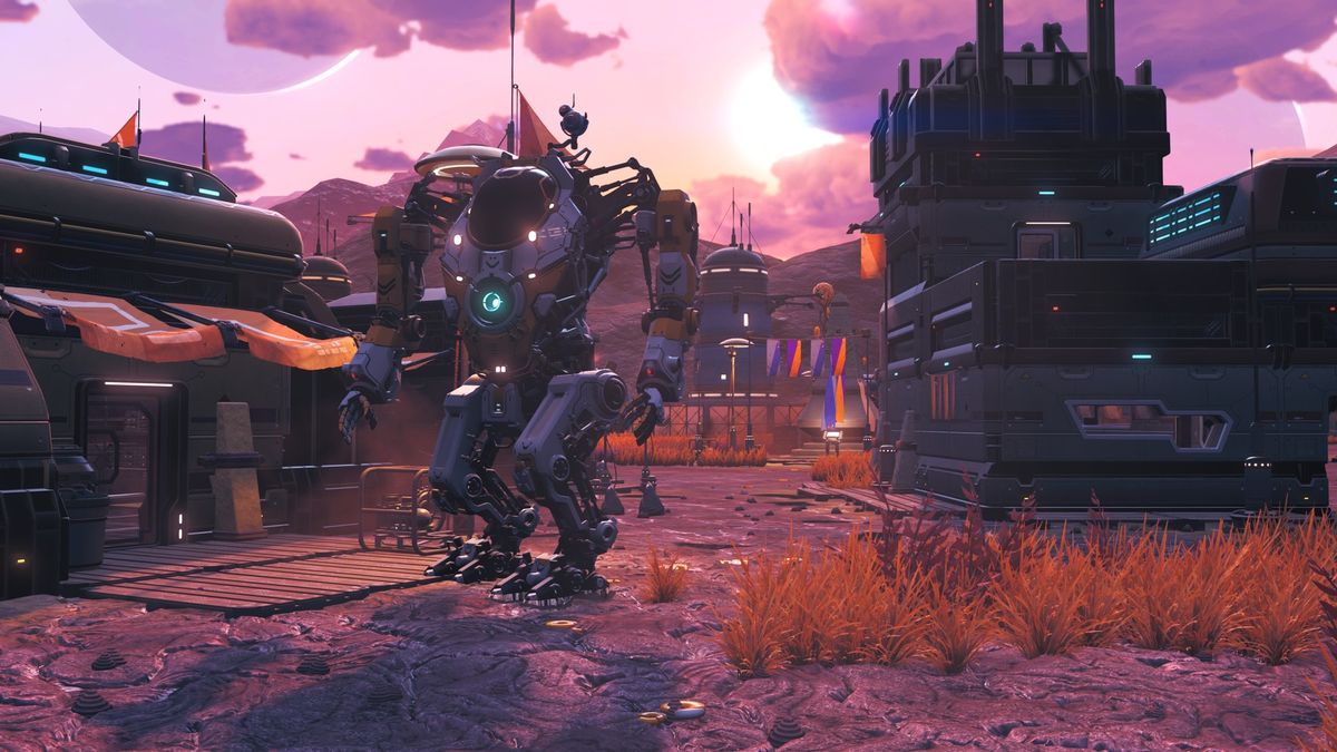 Hello Games团队工作场景，开发人员专注讨论《无人深空》更新方案