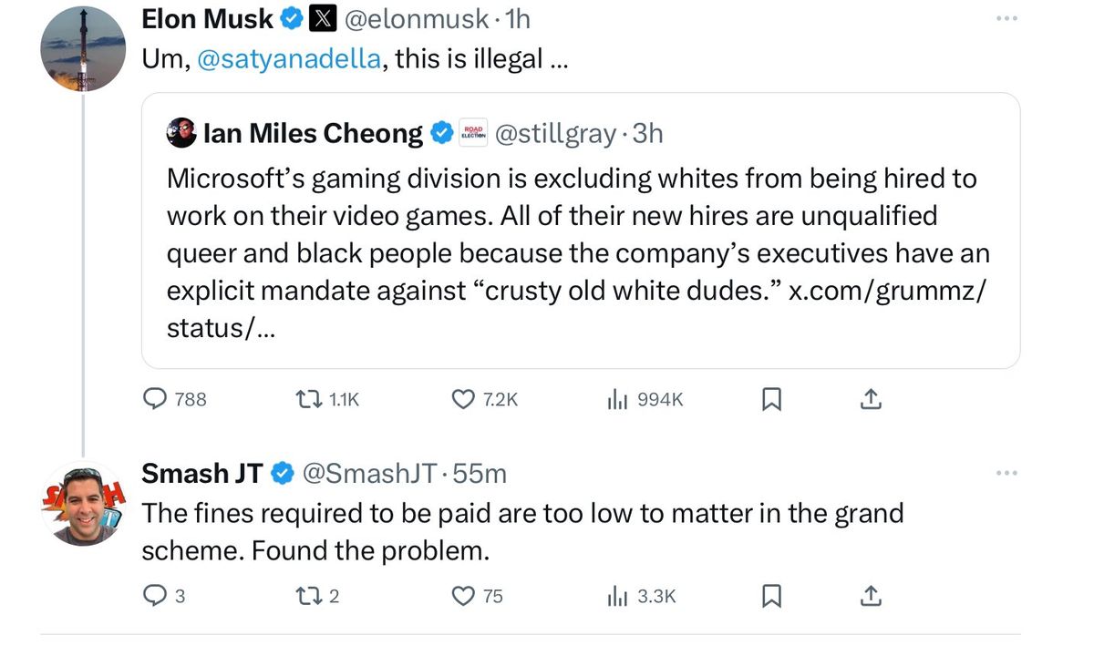 《宣誓》美术总监Matt Hansen在社交媒体上的争议言论截图，引发玩家社区激烈争论