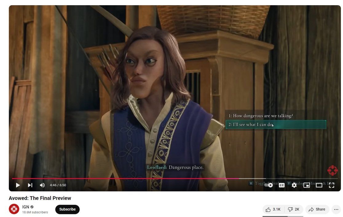 《宣誓》游戏中NPC脸部建模出现严重Bug，面部扭曲变形，引发玩家对游戏质量的担忧