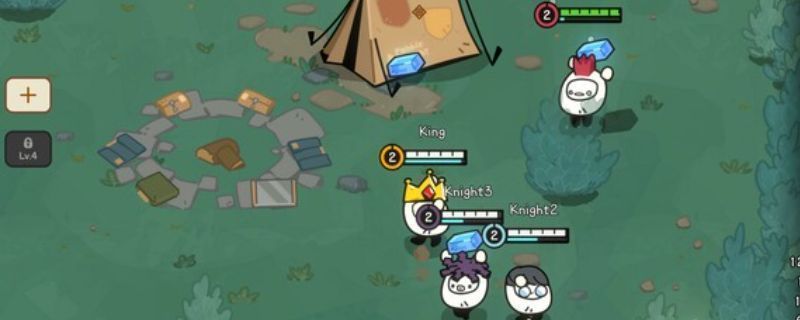 《佩布尔骑士》游戏主视觉图，展现骑士与发光卵石对抗黑暗真菌的场景