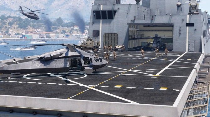 Hunter侦察车在丛林边缘潜行，车身低矮流线，搭载雷达设备，周围环境昏暗，凸显隐蔽作战氛围